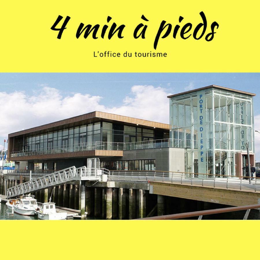 L'Etablissement La Plage A 2 Pas, Vous Propose 4 Appartements Neufs, Netflix, Lits Faits A Votre Arrivee, Serviettes De Toilette, Menage, Wifi, En Hyper Centre ,Plage A 100M, Box A Velos, Paiement 3 Fois Sans Frais, Prix Tout Compris Dieppe Exteriör bild